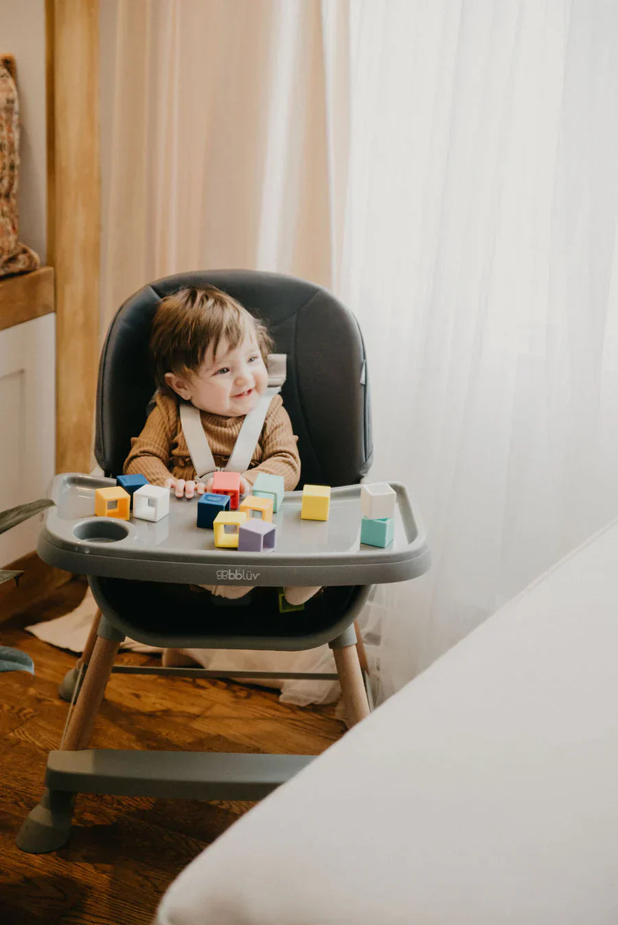 BBLUV - Grow High Chair - Grey