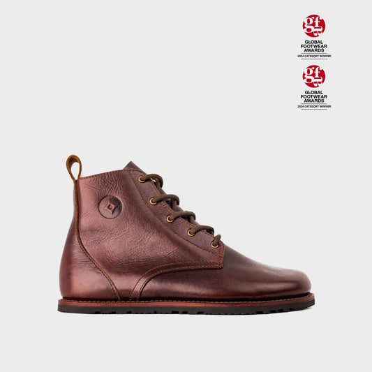 Goodyear Welted Barefoot Chukka Boots in Chocolate Brown by Gaucho Ninja