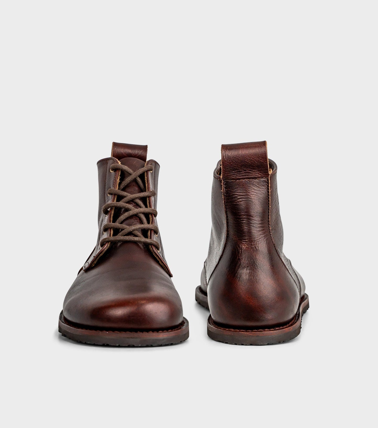 Goodyear Welted Barefoot Chukka Boots in Chocolate Brown by Gaucho Ninja