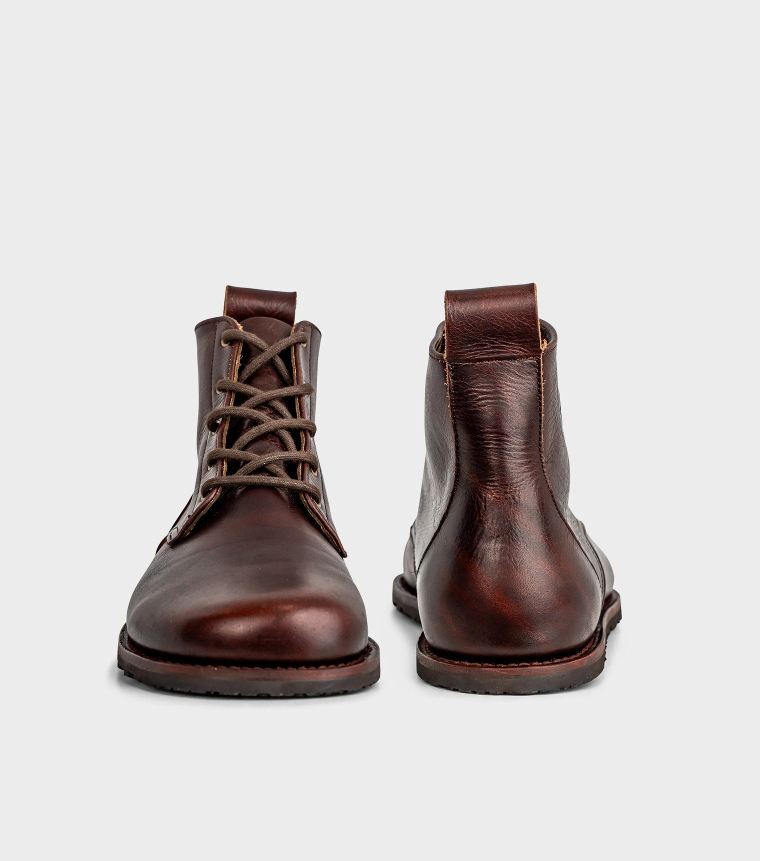 Goodyear Welted Barefoot Chukka Boots in Chocolate Brown by Gaucho Ninja
