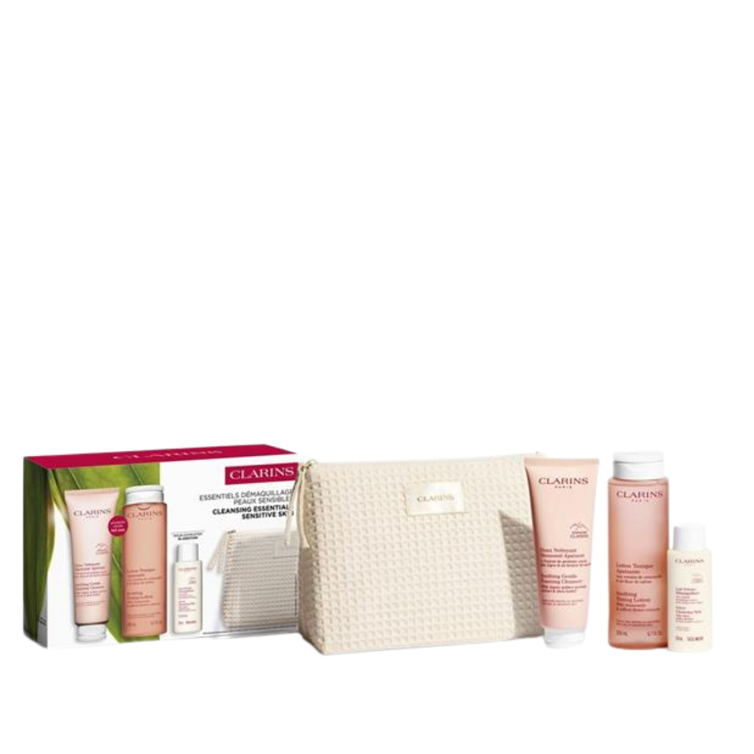 Clarins Cleansing Essentials Sensitive Skin Set