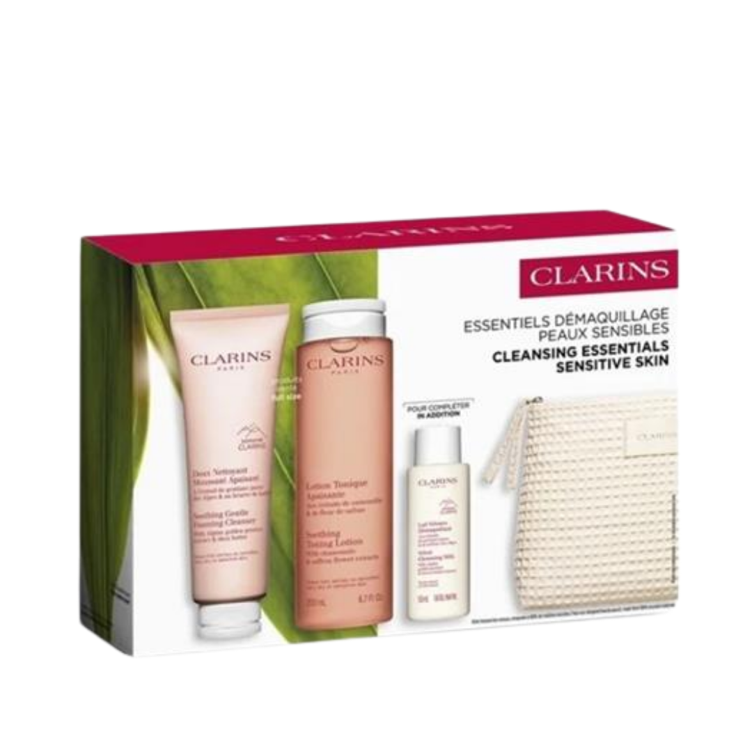Clarins Cleansing Essentials Sensitive Skin Set