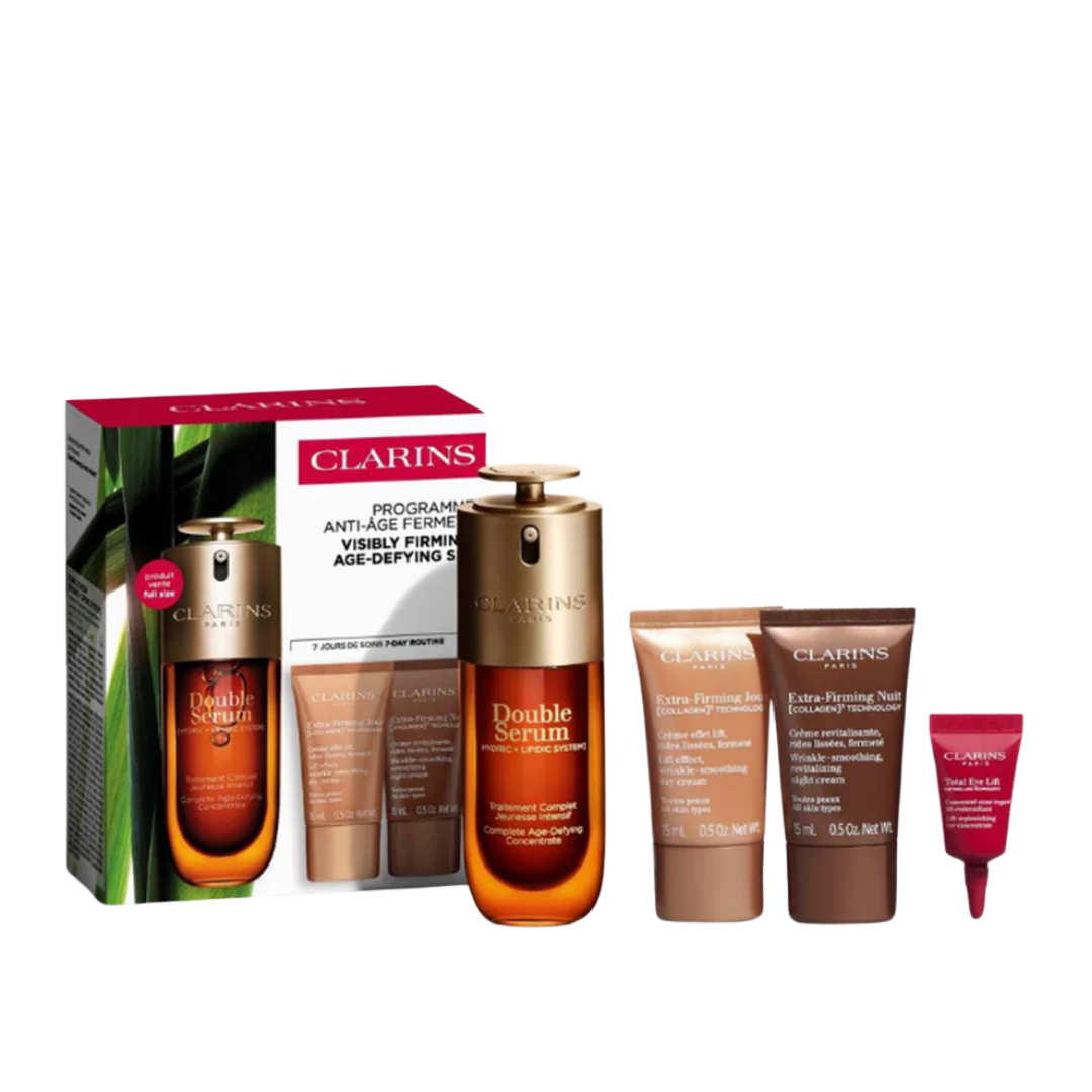 Clarins Double Serum Visibly Firming Age-Defying Set