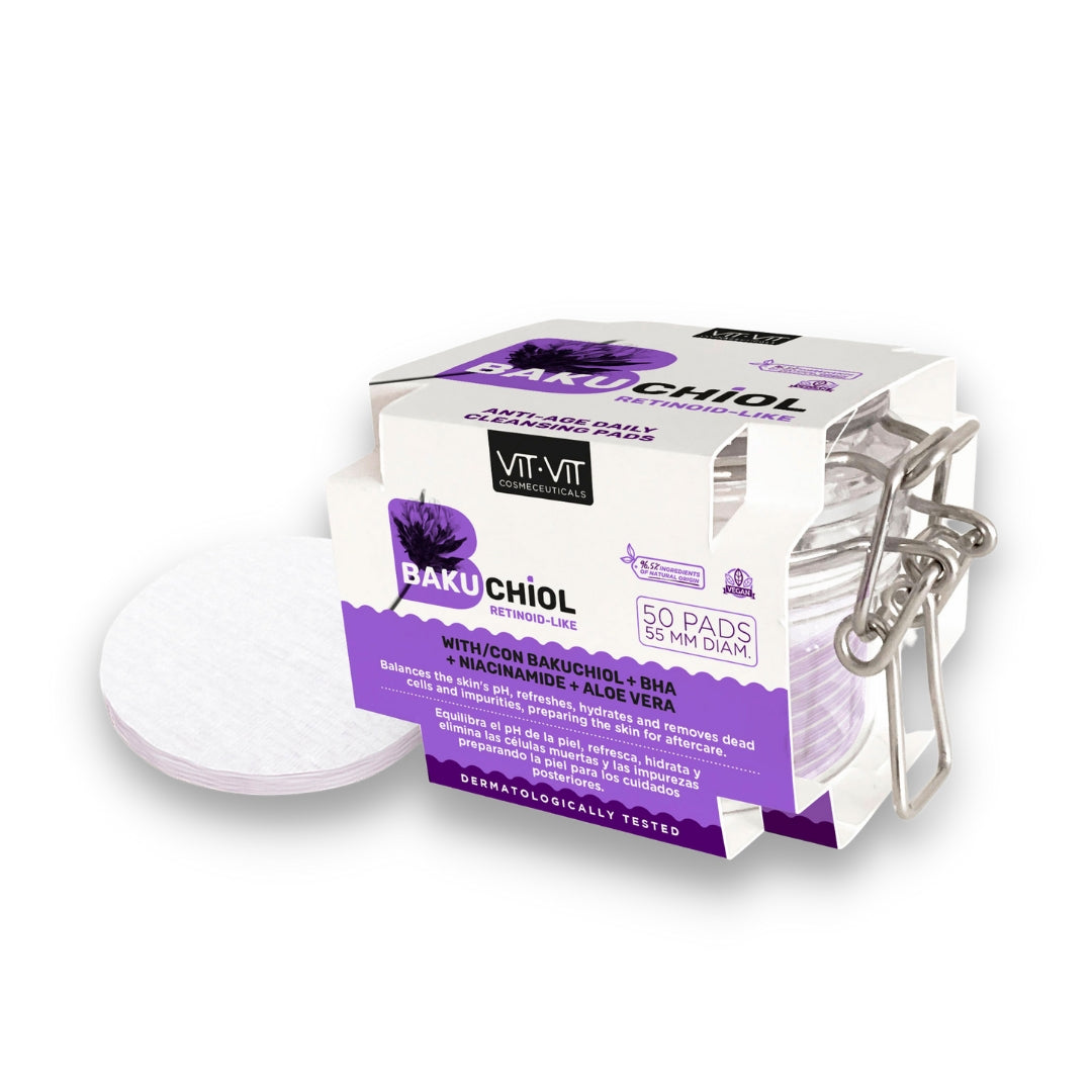 Vit Vit Cleansing Pads Bakuchiol 50'S - Medaid International