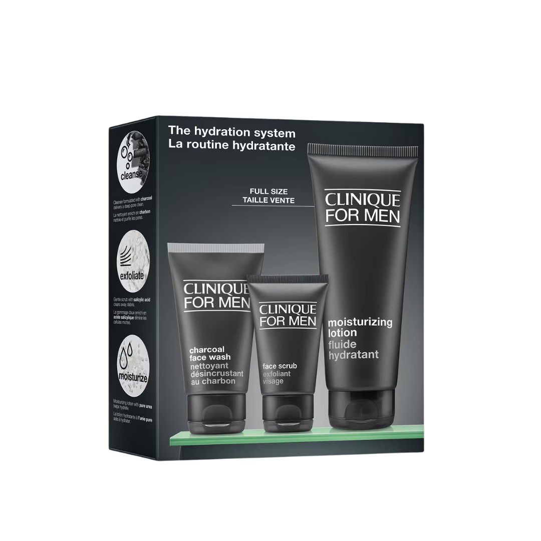 Clinique For Men The Hydration System Skincare Set