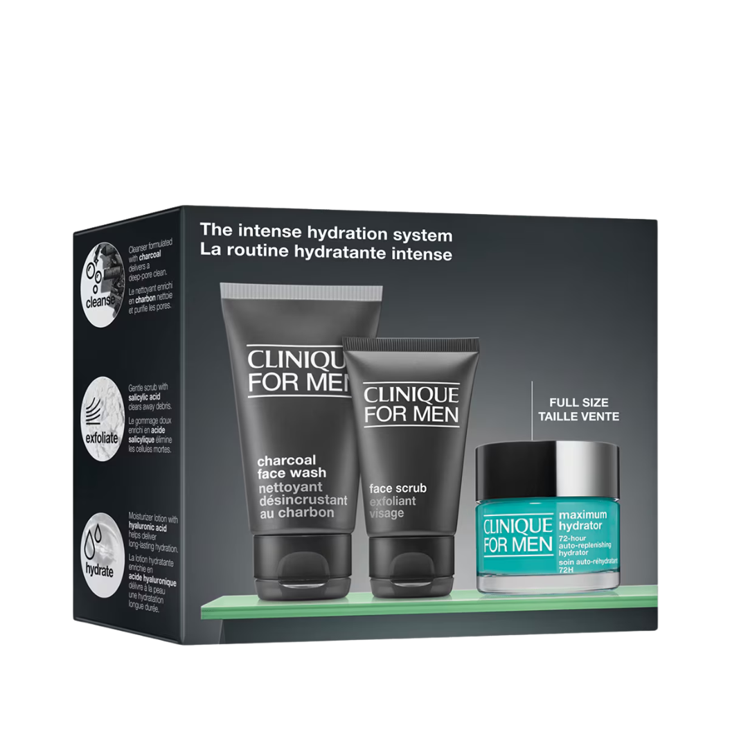Clinique For Men The Intense Hydration System Skincare Set