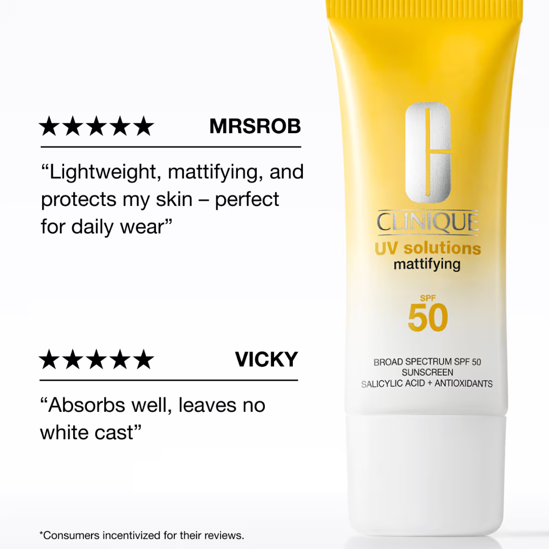 Clinique UV Solutions Mattifying Sunscreen Broad Spectrum SPF 50