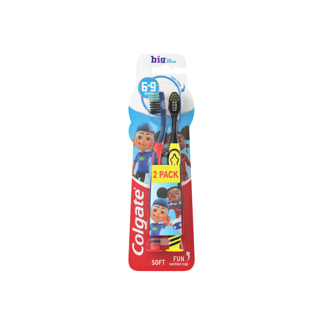 Colgate Big Kids Smiles 6 To 9 Years Soft Toothbrush 1+1