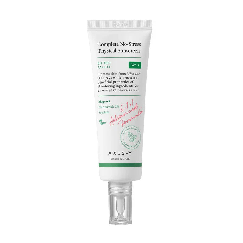 AXIS-Y Complete No-Stress Physical Sunscreen (SPF50+/PA++++) 50ml