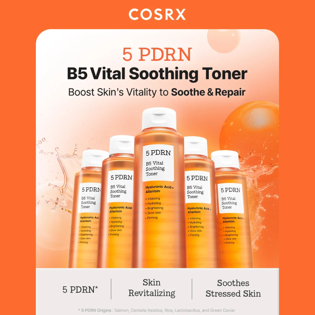 Cosrx 5 PDRN B5 Vital Soothing Toner