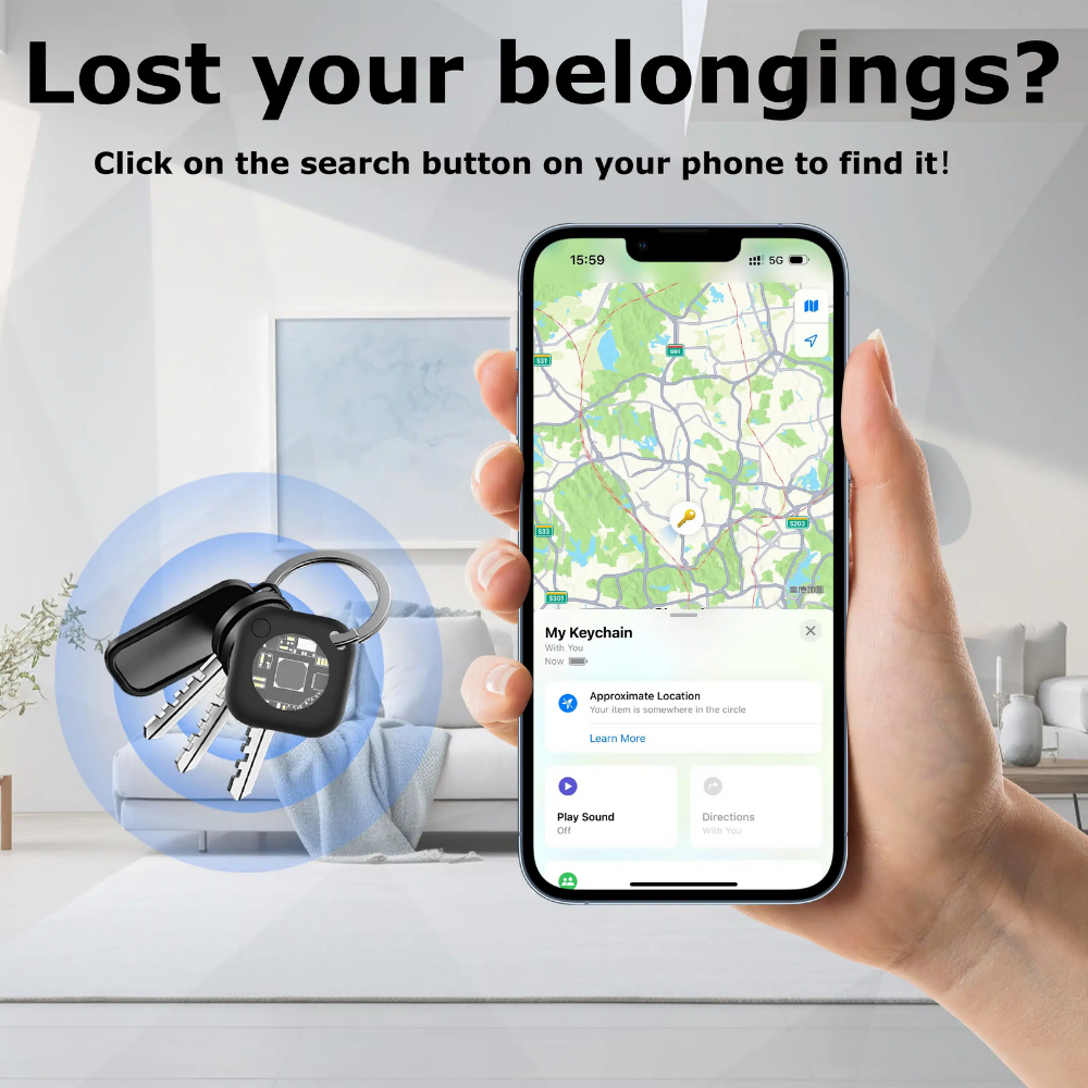 Coteci Portable Cube Anti-Lost Alarm Key Finder (2-Pcs)