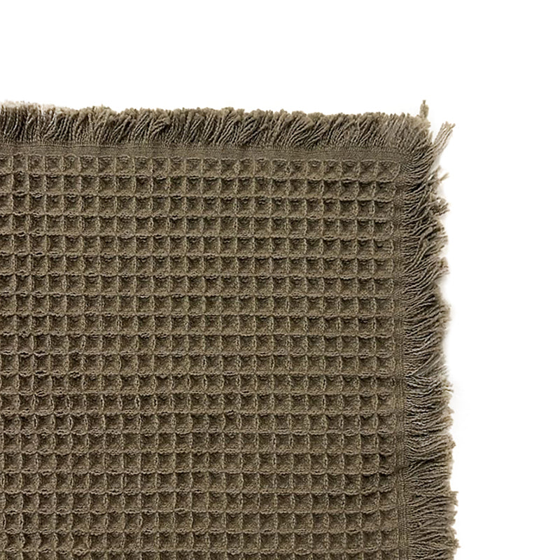 Cotton Bath Mat with Tassels Non Slip Bathroom Rug Super Absorbent Ultra Soft Boho Decor Shower Mat Machine Washable Floor Mats (3)