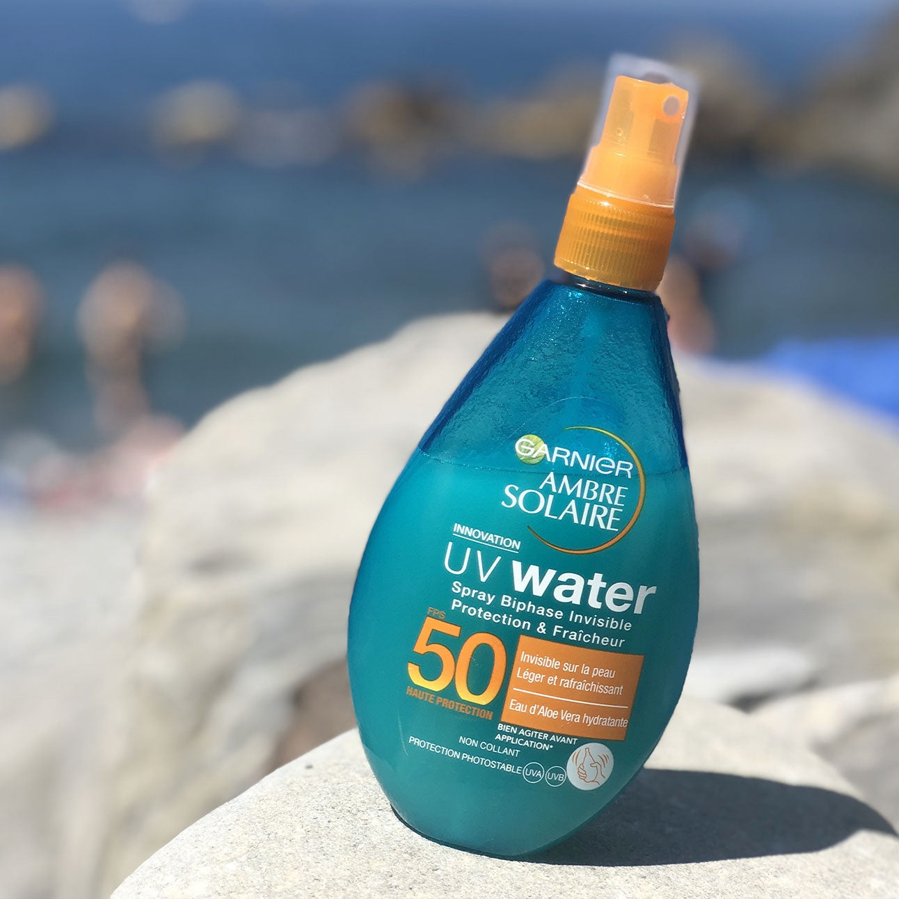 Garnier ambre solaire UV water spf50 with aloe vera water 150ml