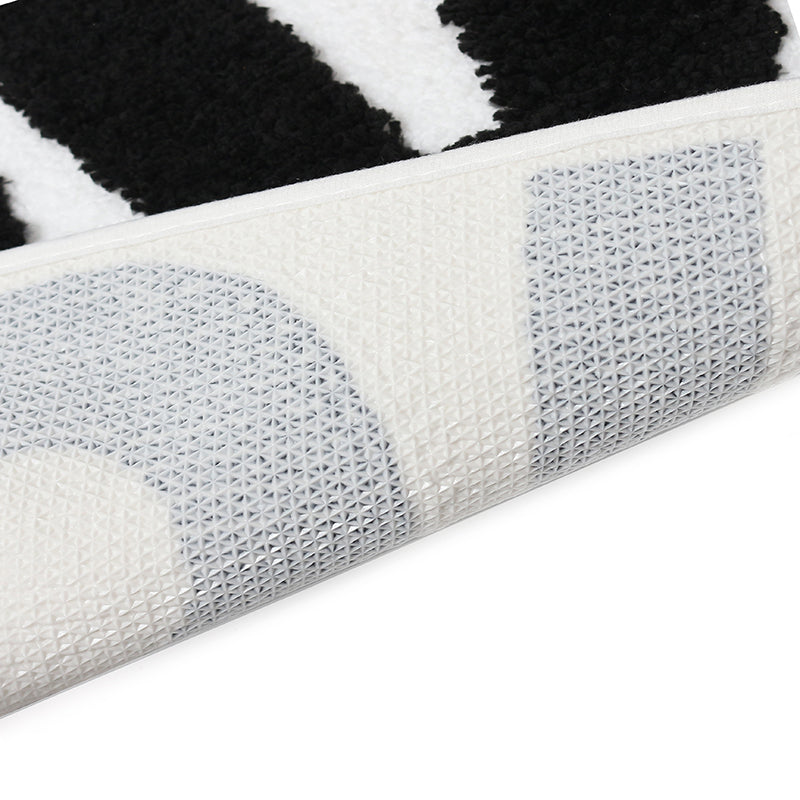 60 CM X 40 CM Microfiber Bath Mat Extra Soft and Non Slip Mats with Graphic Text Design "SPA" Water Absorbent and Washable - Image 4