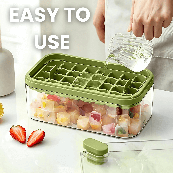 Smart Ice Cube Maker | 64 Cubes + Scoop - Medaid International