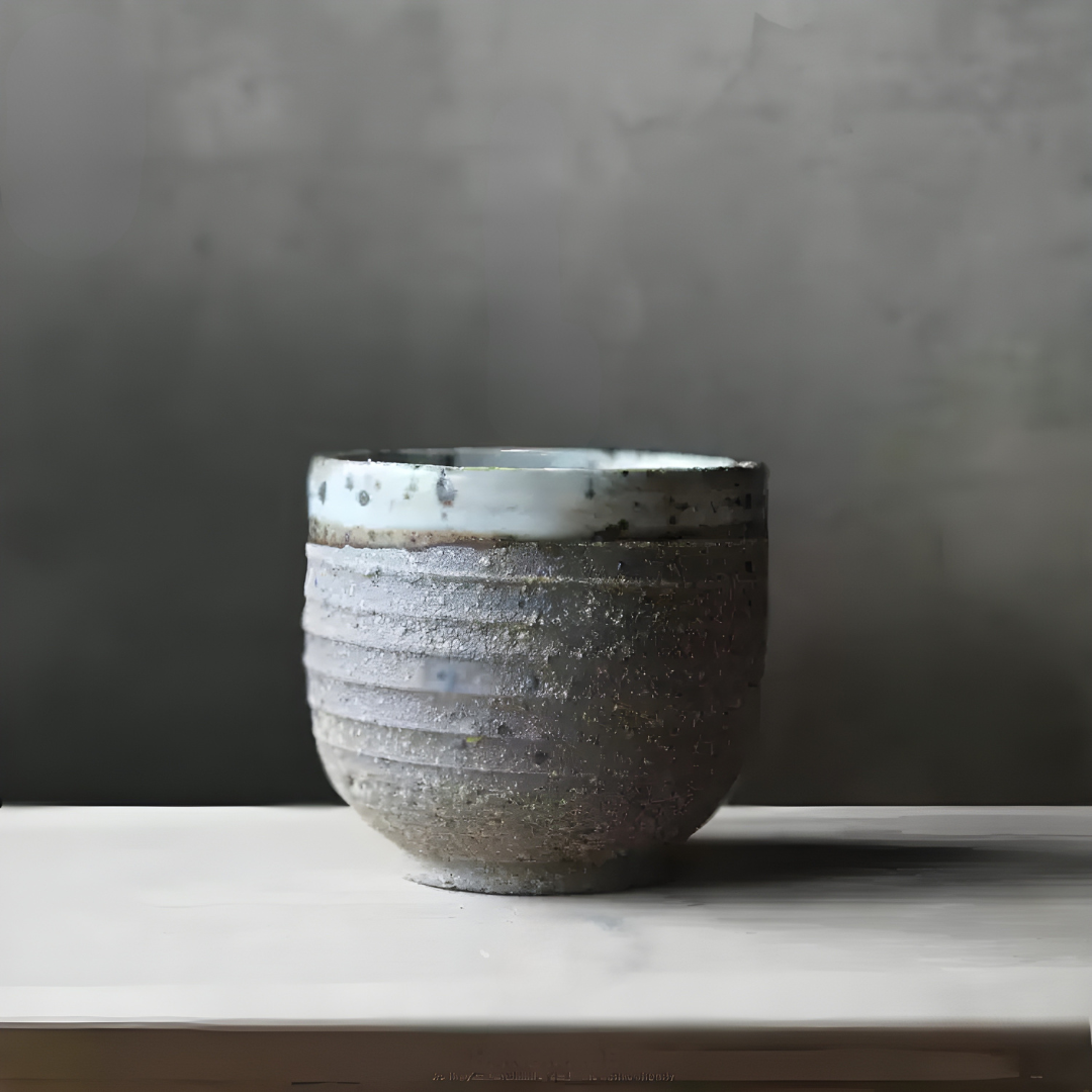 Handmade Japanese Retro Pottery Teacup – 45ml Collector's Edition