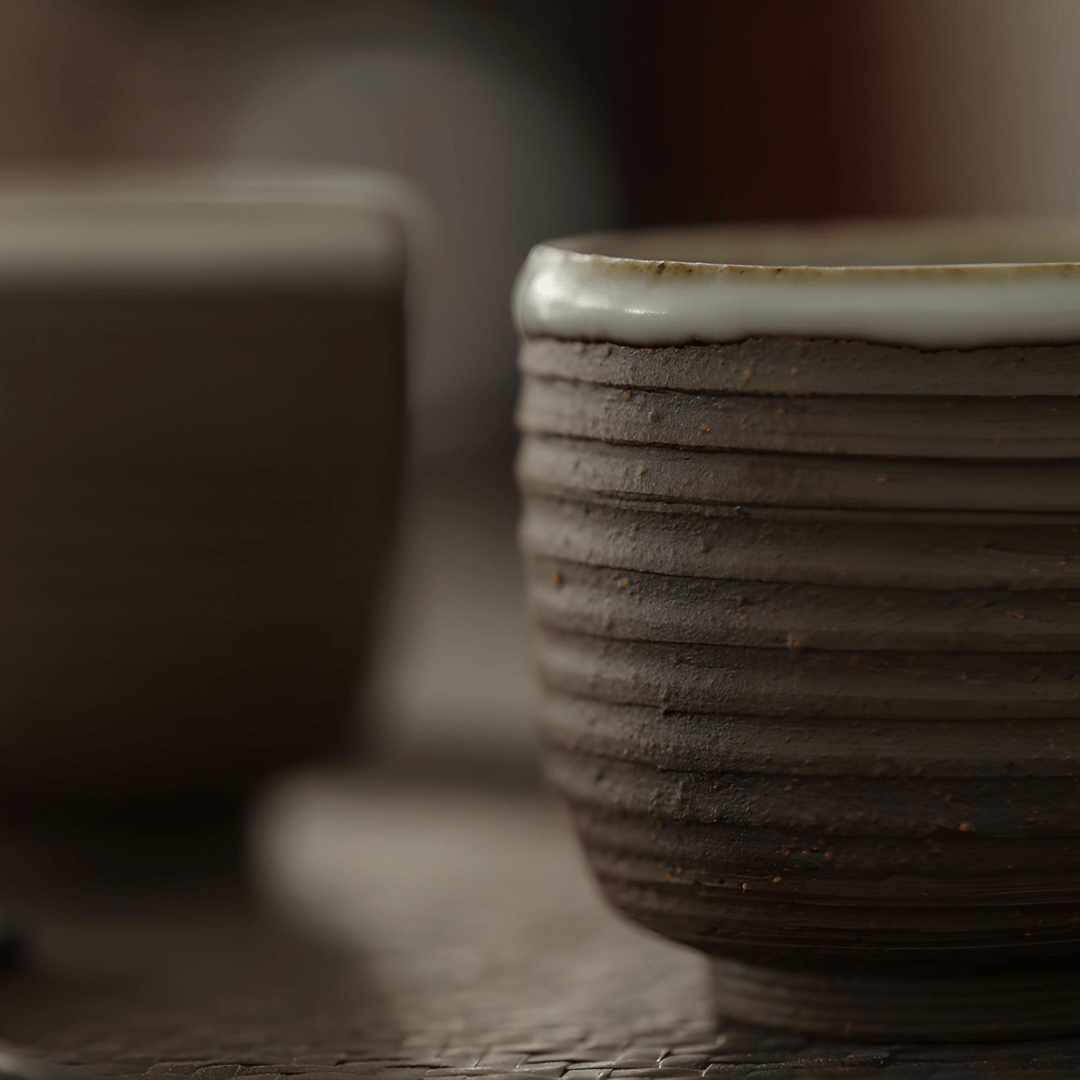 Handmade Japanese Retro Pottery Teacup – 45ml Collector's Edition