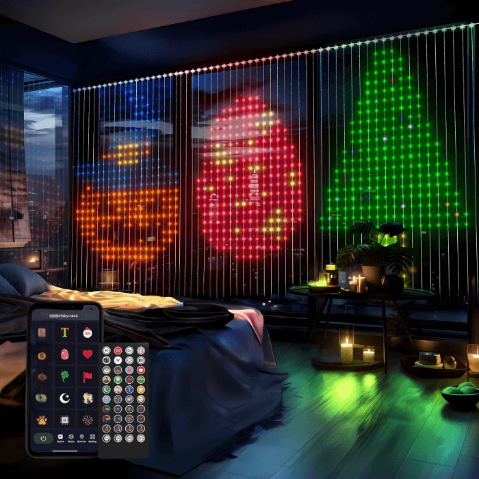 Smart Curtain Lights | Dynamic & Customizable Glow - Medaid International