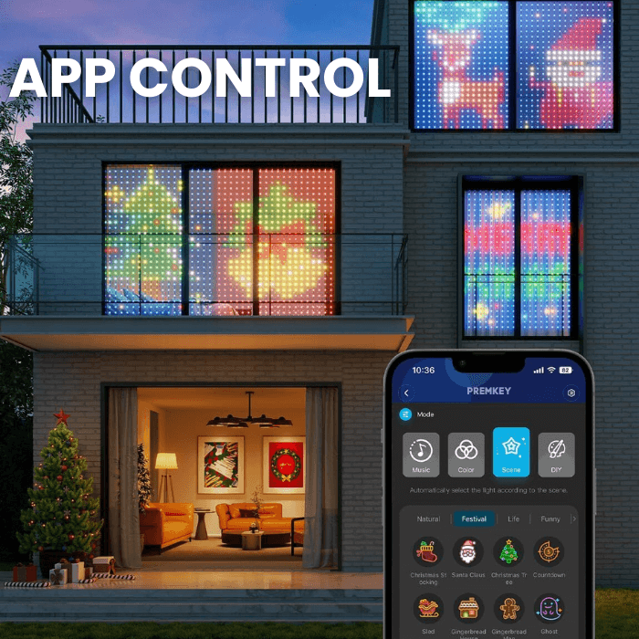 Smart Curtain Lights | Dynamic & Customizable Glow - Medaid International