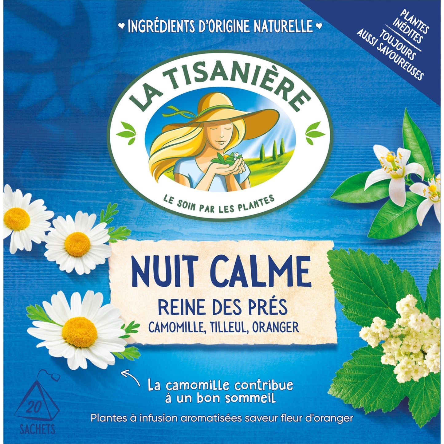 La Tisanière - Night Calm with Meadowsweet 20 Sachets - Medaid International