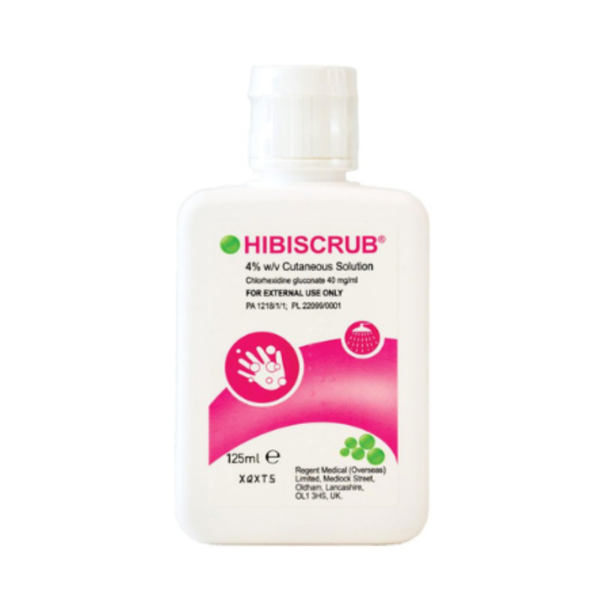 Hibiscrub - Antimicrobial Skin Cleanser 125ml - Medaid International