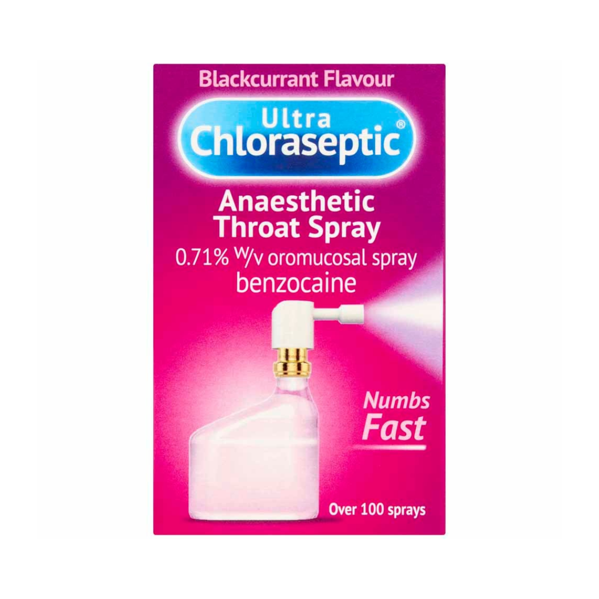 Ultra Chloraseptic - Anaesthetic Throat Spray Blackcurrant - Medaid International
