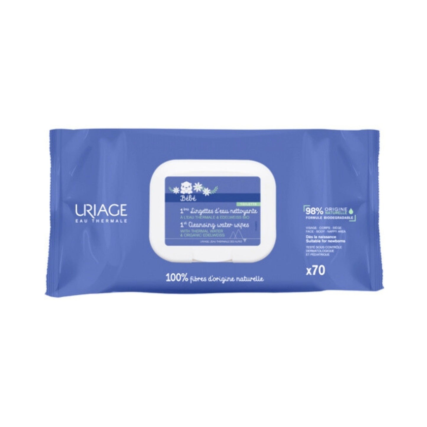 Uriage - Baby 1st Cleansing Wipes 70x - Medaid International