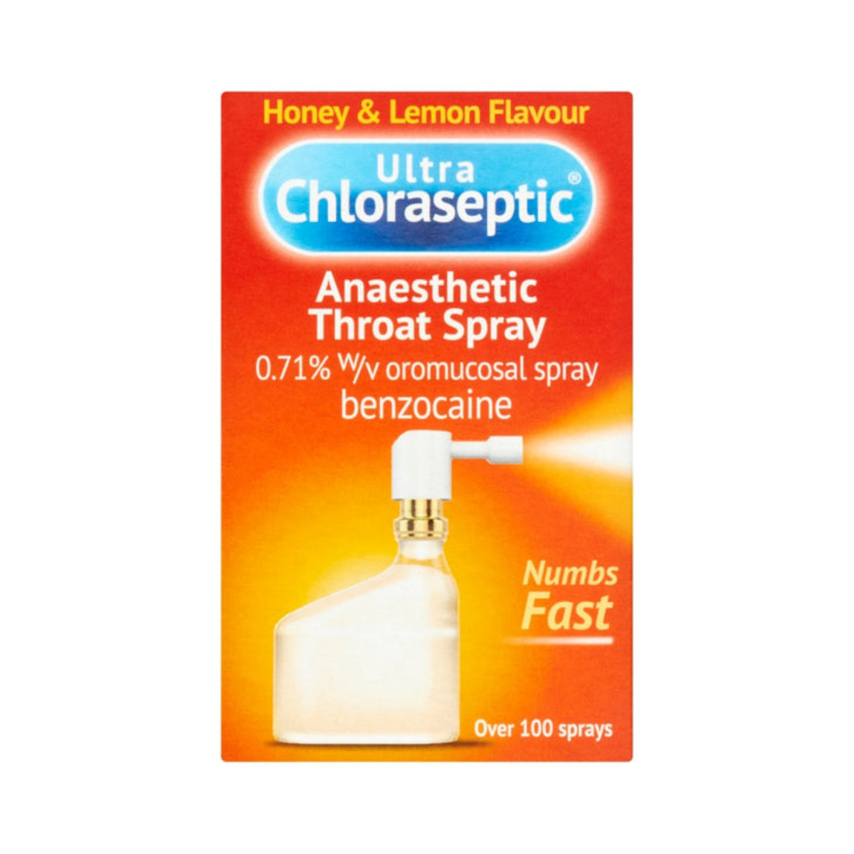 Ultra Chloraseptic - Anaesthetic Throat Spray Honey & Lemon 15ml - Medaid International