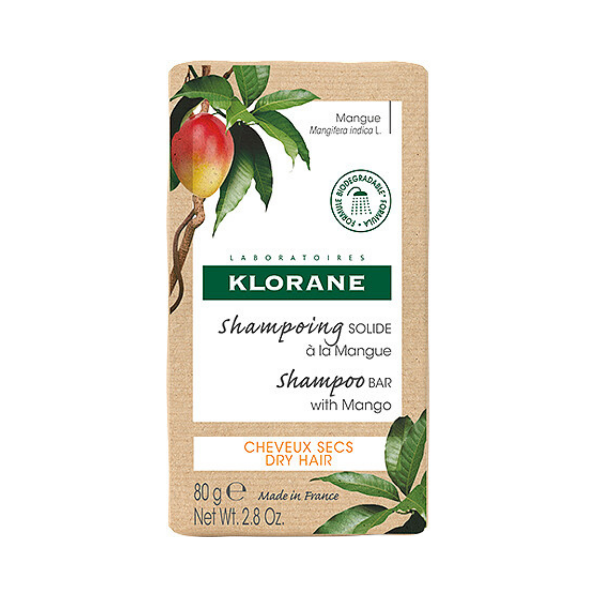 Klorane - Mango Shampoo Bar 80g - Medaid International