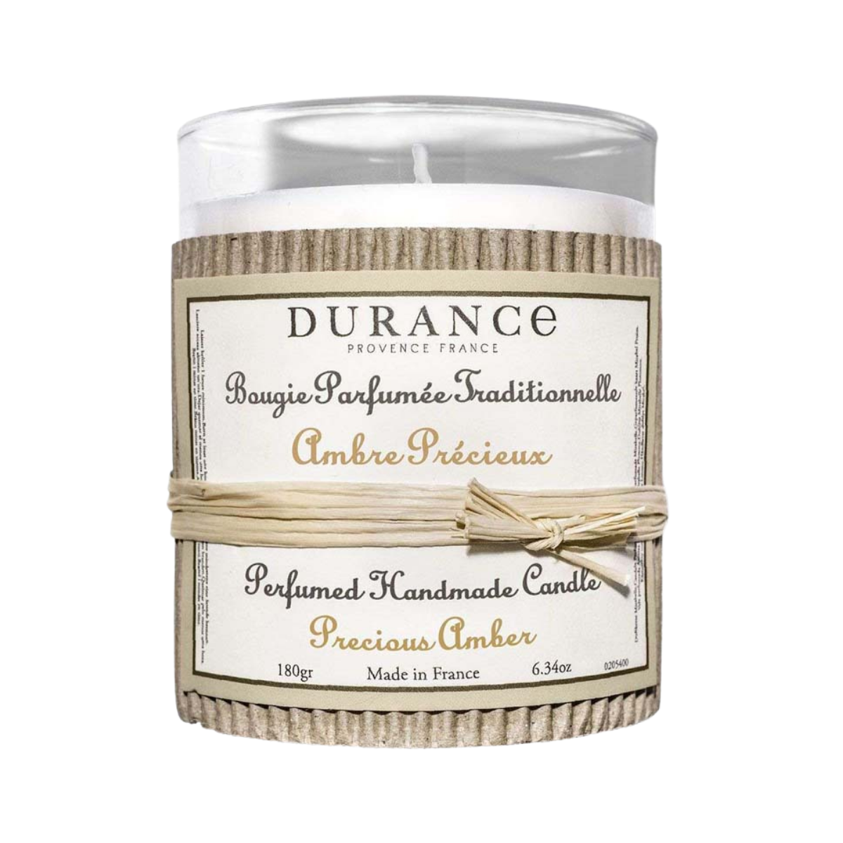 Durance - Precious Amber Perfumed Candle 180g - Medaid International