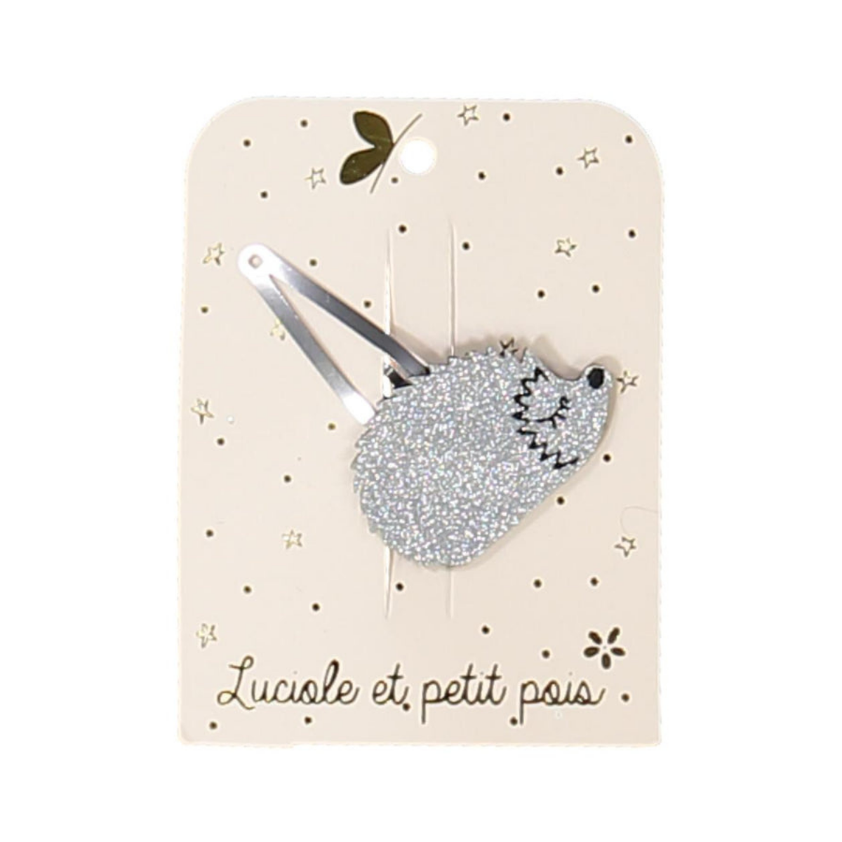 Luciole et Petit Pois - Hedgehog Glitter Clip - Medaid International