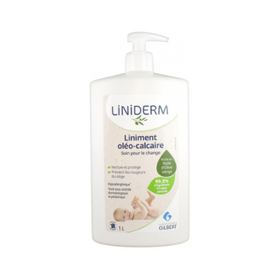Laboratoires Gilbert - Liniderm Liniment Oleo-Limestone 1L Pump - Medaid International