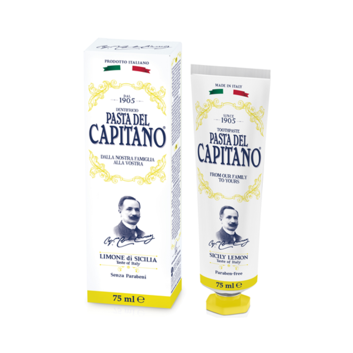Pasta Del Capitano - Sicily Lemon Toothpaste - Medaid International