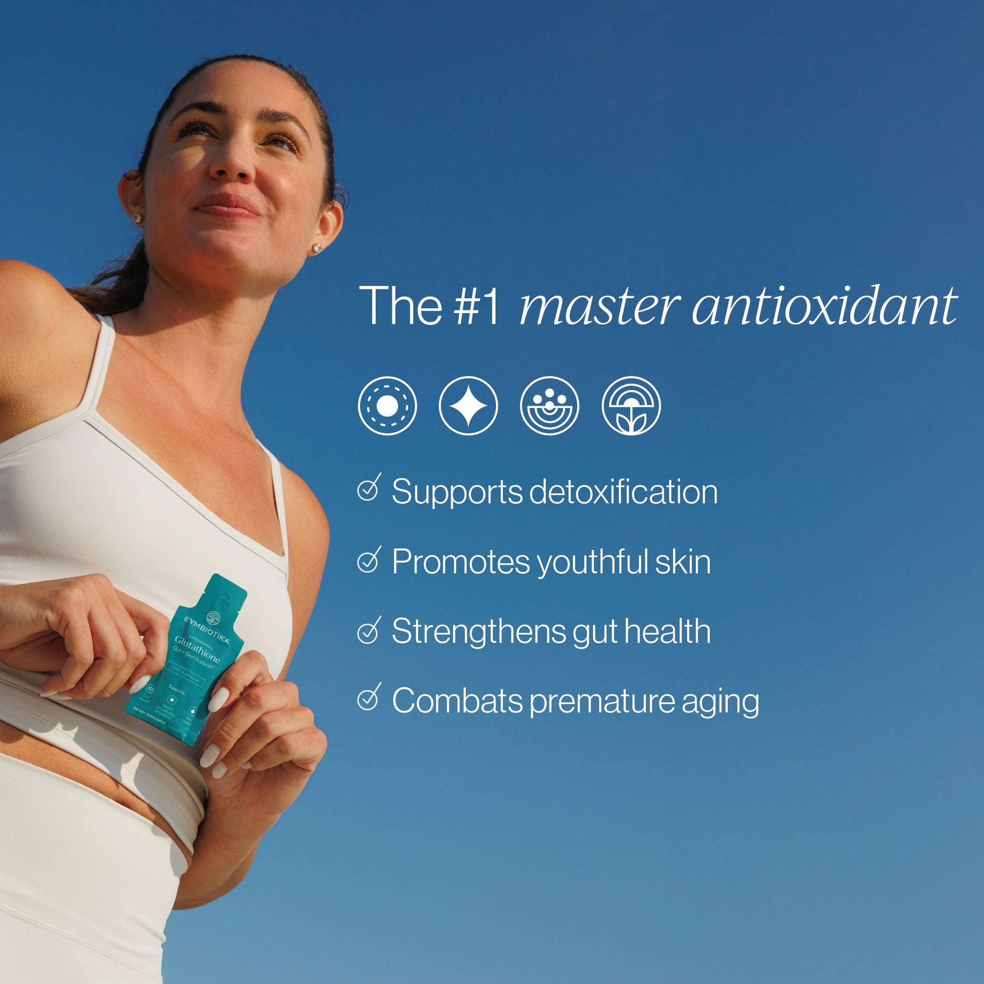 Liposomal Glutathione Supplement | CYMBIOTIKA - 25 pouches - Medaid International