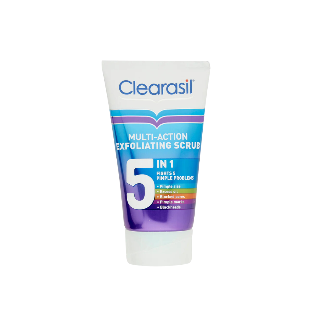 Clearasil Multi Action 5 in 1 Exfoliating Scrub 150ml - Medaid International
