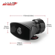 Car Siren Electronic Horn 100Watt