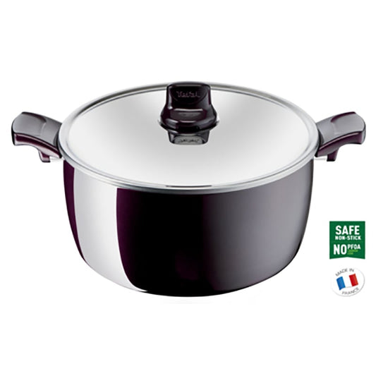 Tefal D5225482 Resist Intense – Stewpot 30cm + Glass Lid