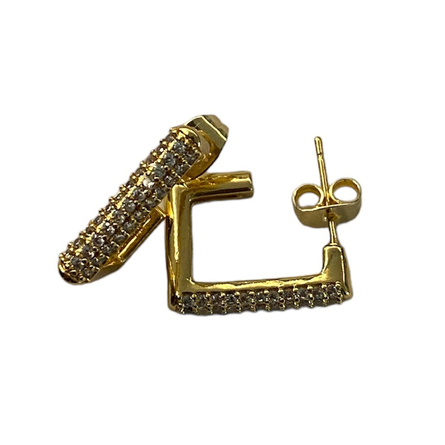 Radiant gold earrings accessory #4068 - Medaid International
