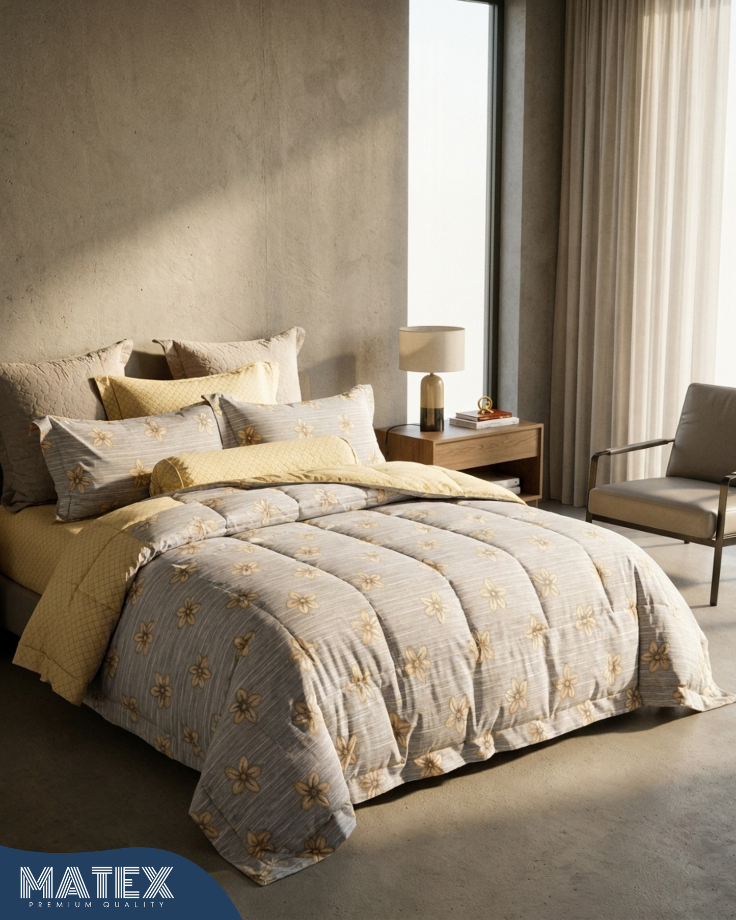 Fleuria Cotton All Season Comforter Set – 220TC