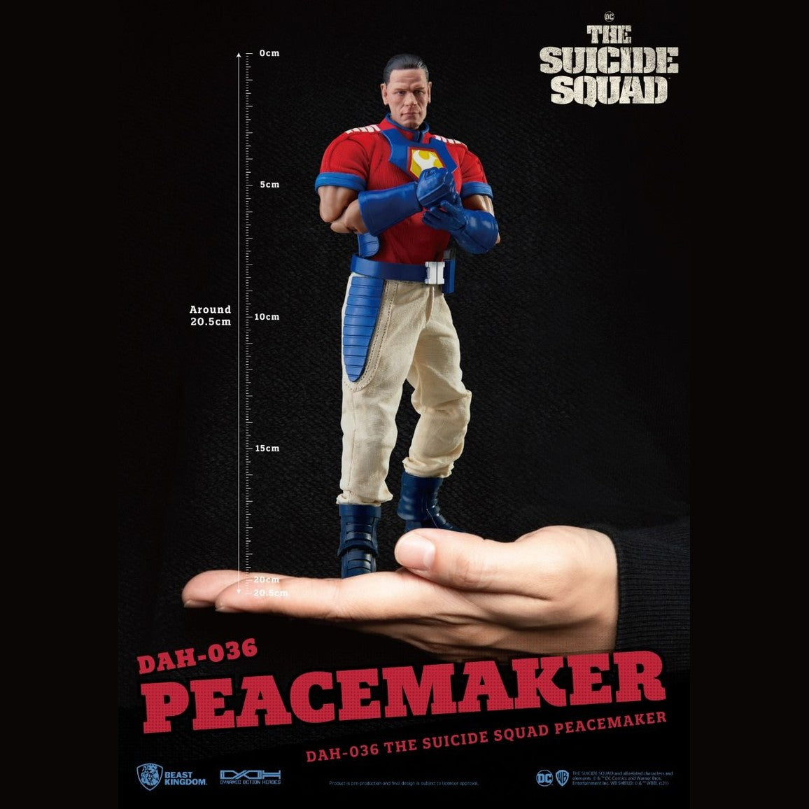 The Suicide Squad Peacemaker DAH Action Figure by Beast Kingdom (DAH-036) - Medaid International