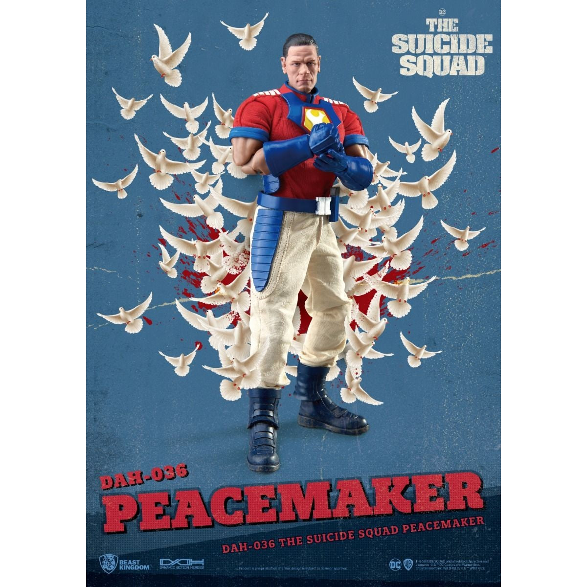The Suicide Squad Peacemaker DAH Action Figure by Beast Kingdom (DAH-036) - Medaid International