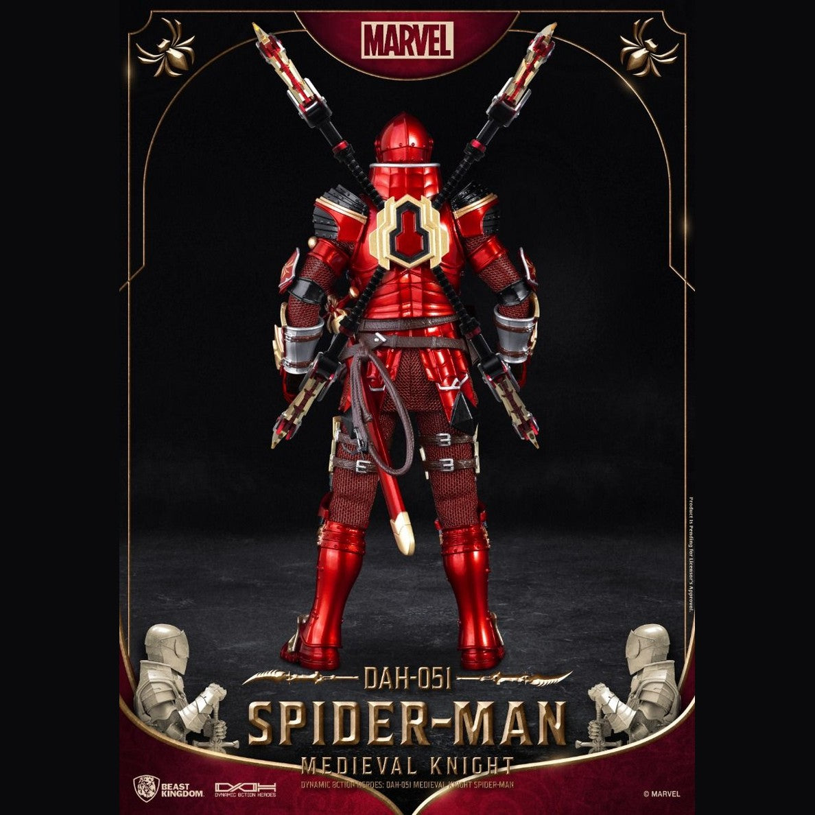 Spider-Man Medieval Knight Version DAH Action Figure by Beast Kingdom (DAH-051) - Medaid International