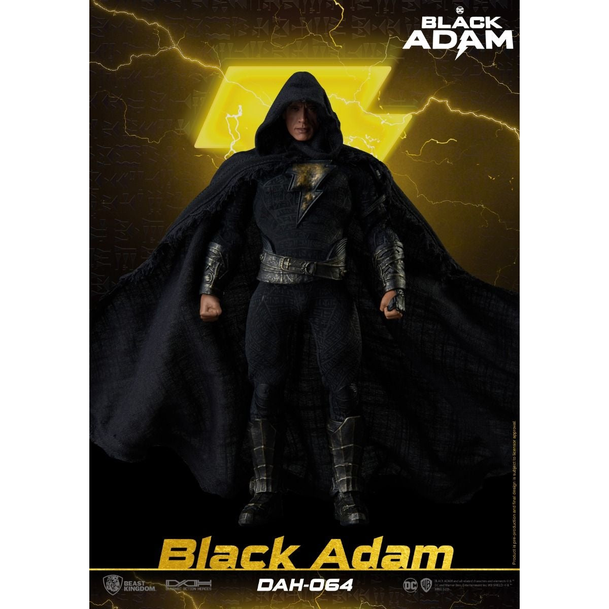 DC Comics Black Adam DAH Action Figure by Beast Kingdom (DAH-064) - Medaid International