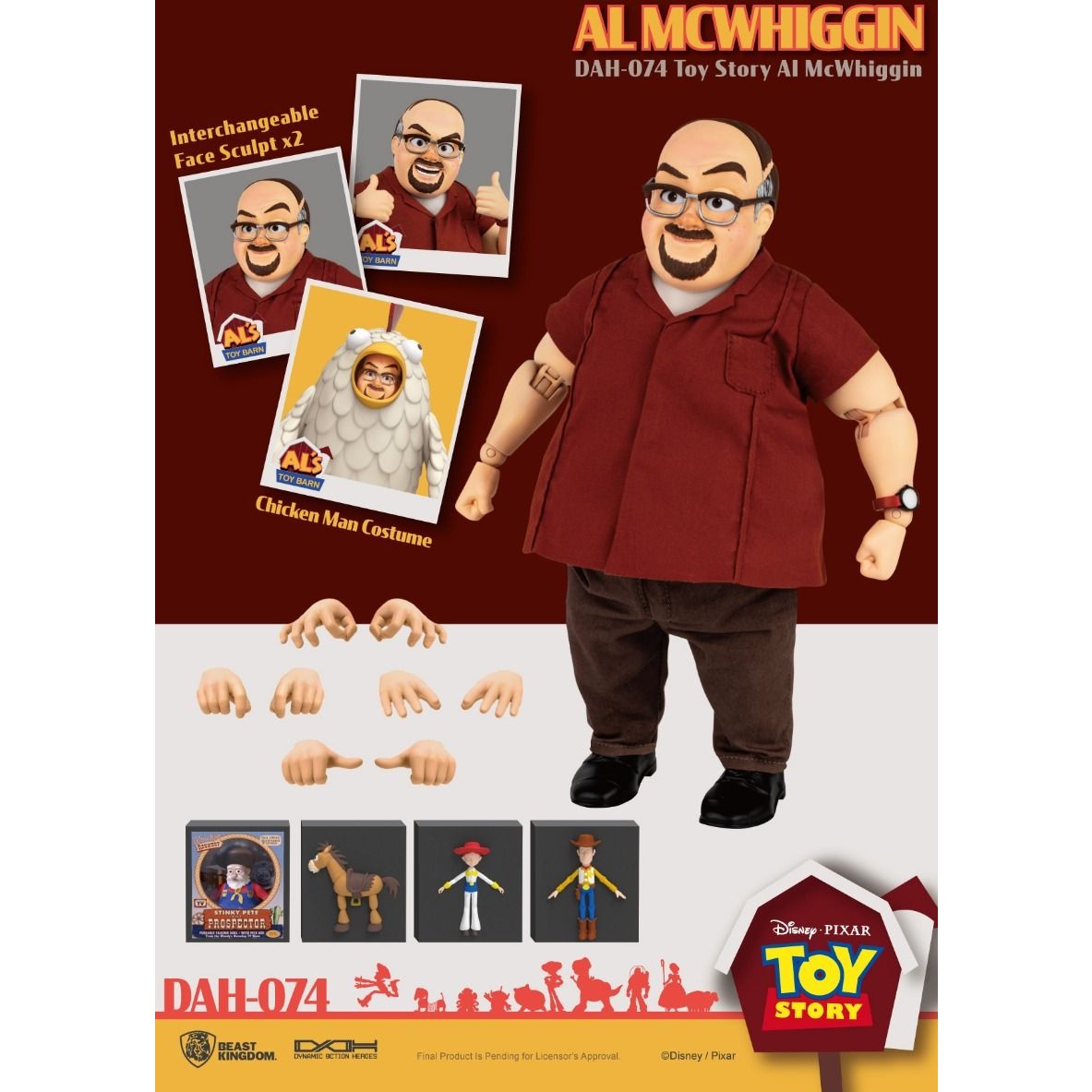 Toy Story 2 Al Mcwhiggn DAH Action Figure by Beast Kingdom (DAH-074) - Medaid International