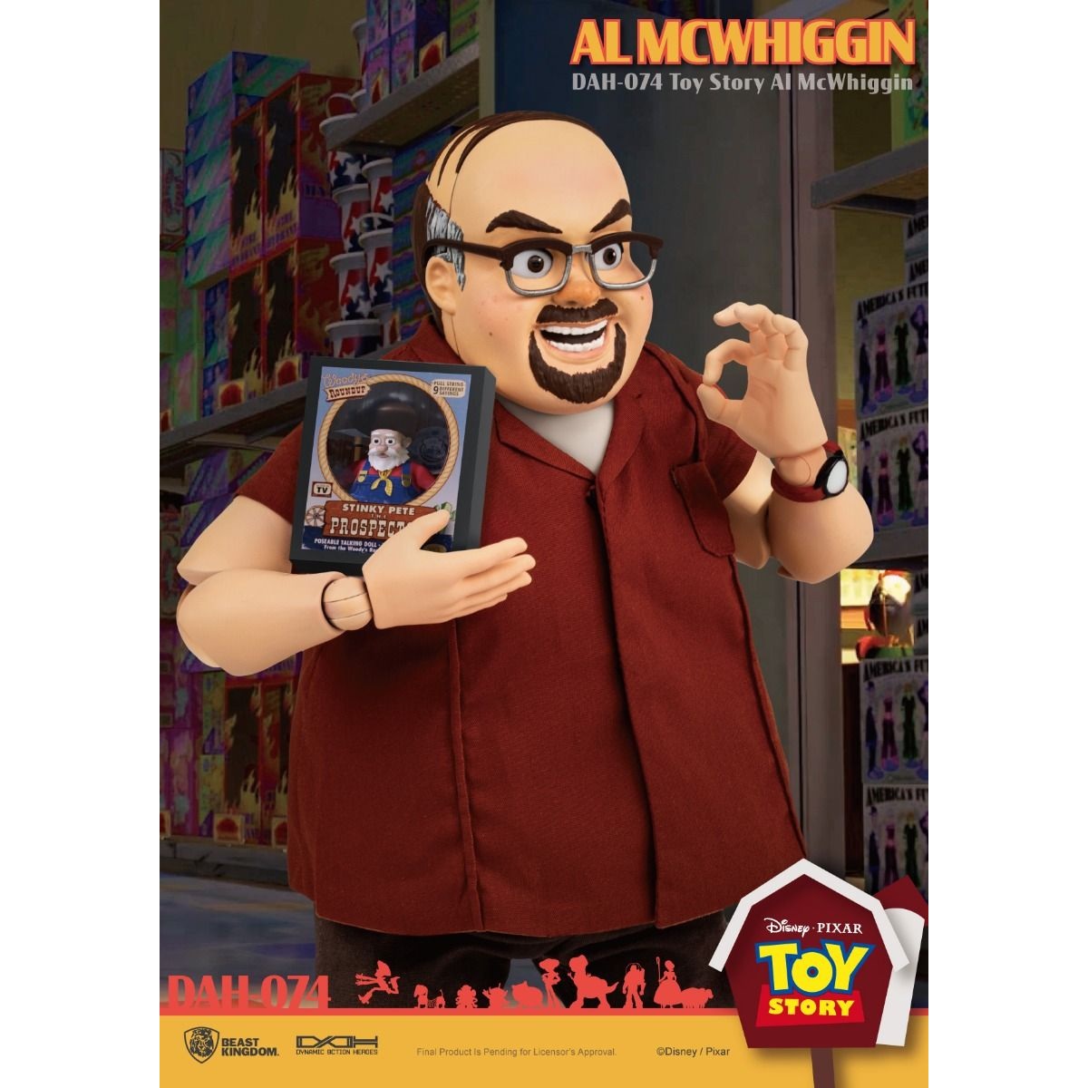 Toy Story 2 Al Mcwhiggn DAH Action Figure by Beast Kingdom (DAH-074) - Medaid International