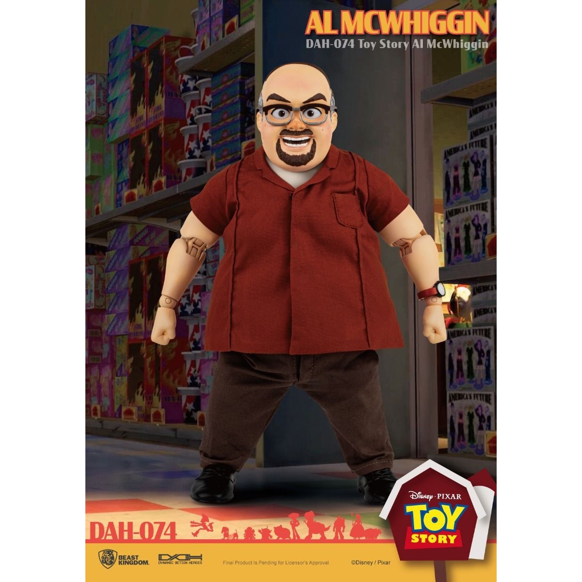 Toy Story 2 Al Mcwhiggn DAH Action Figure by Beast Kingdom (DAH-074) - Medaid International