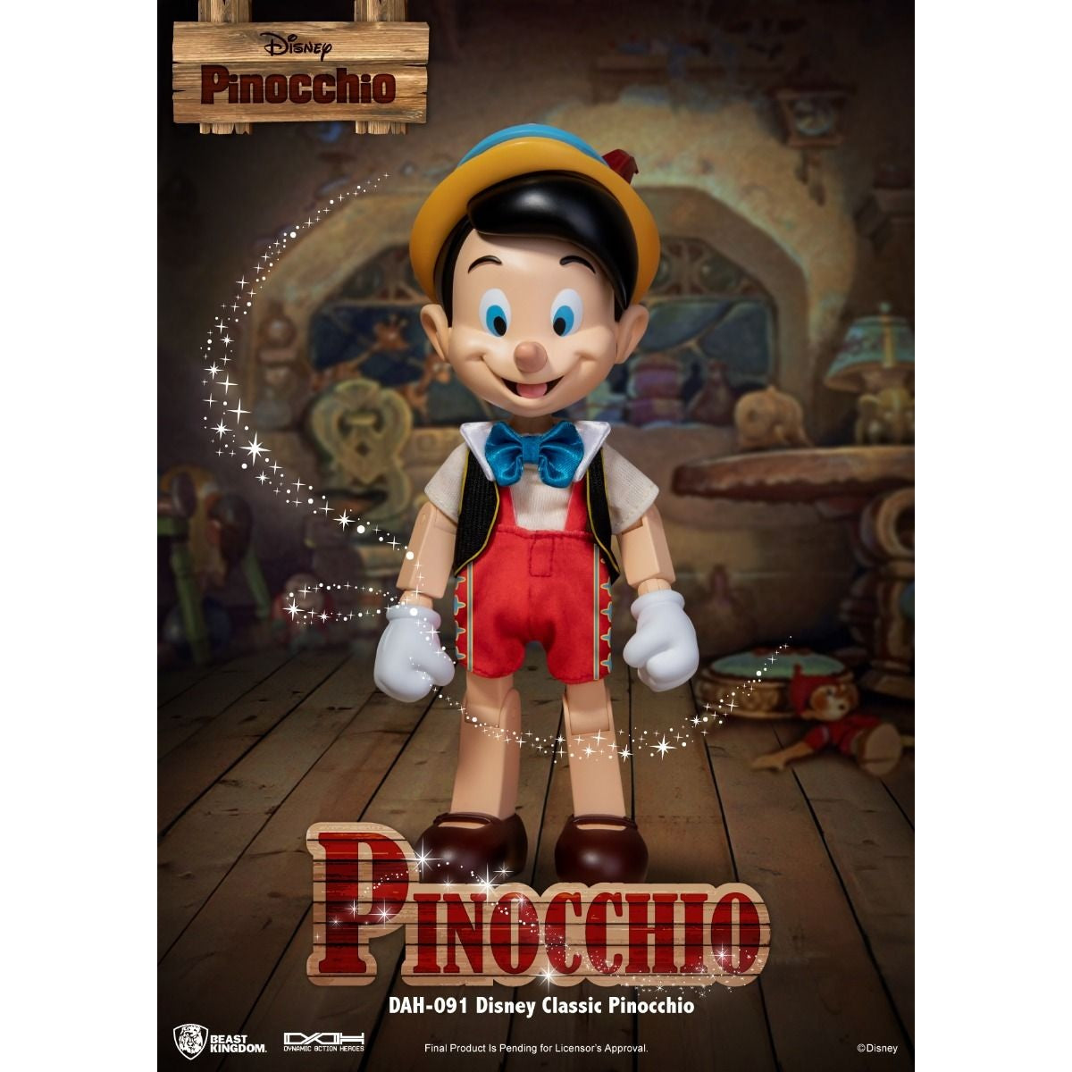 Disney Pinocchio DAH Action Figure by Beast Kingdom (DAH-091) - Medaid International