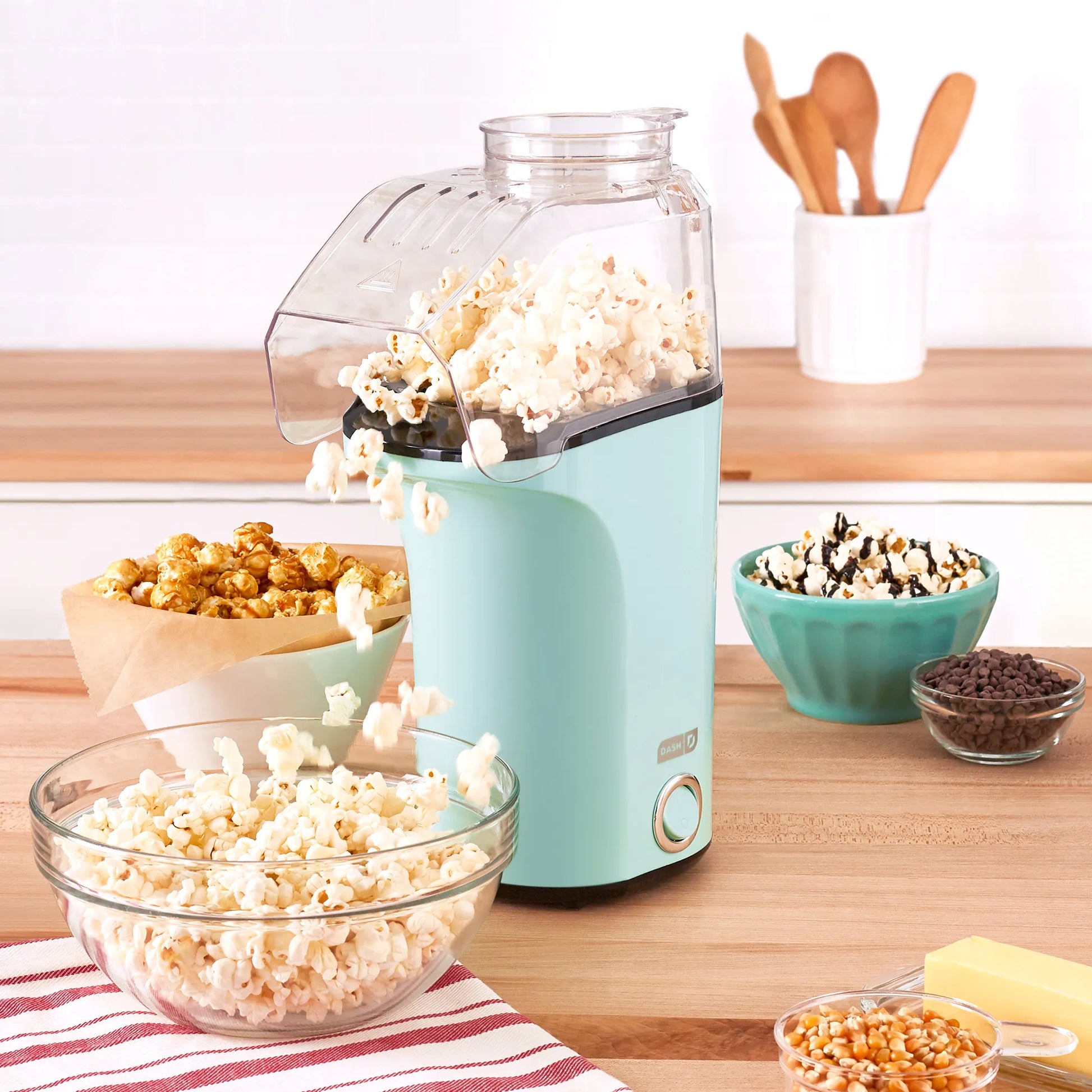 Dash FRESH POP POPCORN MAKER – AQUA