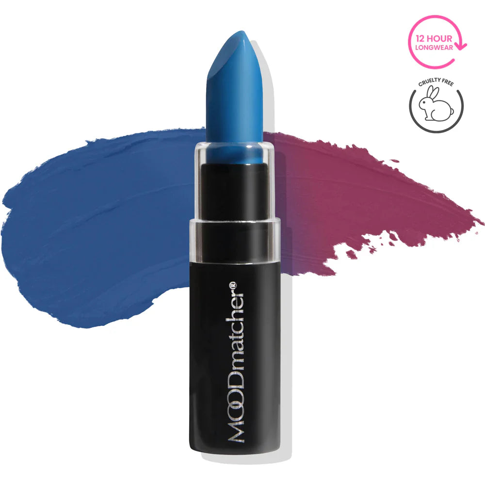 MoodMatcher Color Changing Lipstick Dark Blue To Rouge Pink