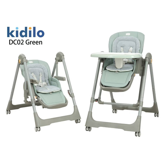 Kidilo 2 in 1 High Chair & Swing DC02